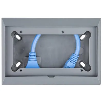 Wall mounted enclosure for 65 x 120 mm GX-panels