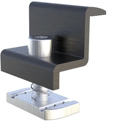 Festingar - Sellufestingar endar fyrir 30mm - 1 stk - svartar