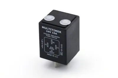 Stillanlegt tímarelay 24v 10A