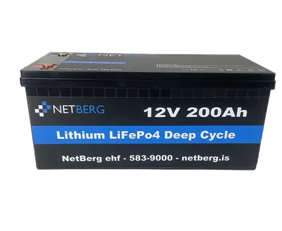 Bláorku LiFePO4 Battery 12,8V/460Ah hitaður - 5,89kWh