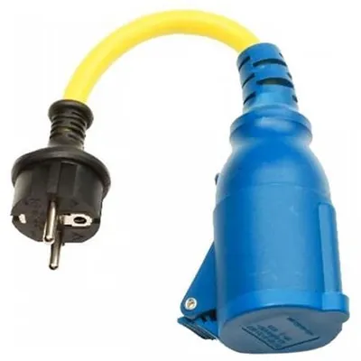 Adapter Cord 16A/250V-Schuko plug/CEE Coupling