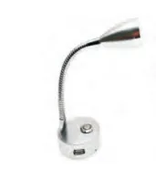 Langt les ljós með USB