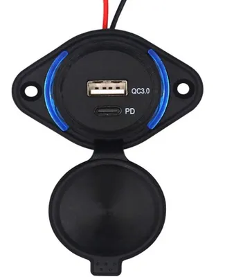 USB Dual USB-A / USB-C grunnur